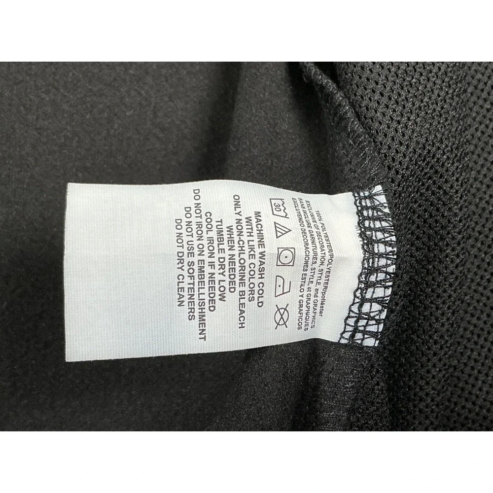 NFL Team Apparel New Orleans Saints Full Zip Jacket Men's‎ Large Black NWOT